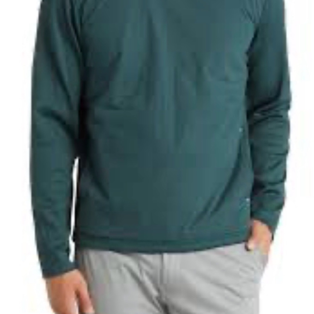 Peter Millar Bond Elite Quilted Long-Sleeve Performance Top - Green
